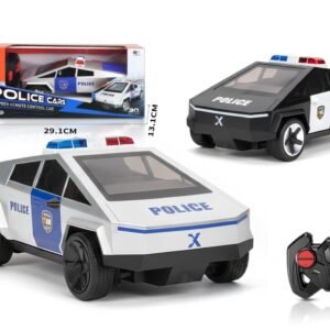 1:22 Scale Tesla Cybertruck R/C Police Car – High Speed Remote Control Toy